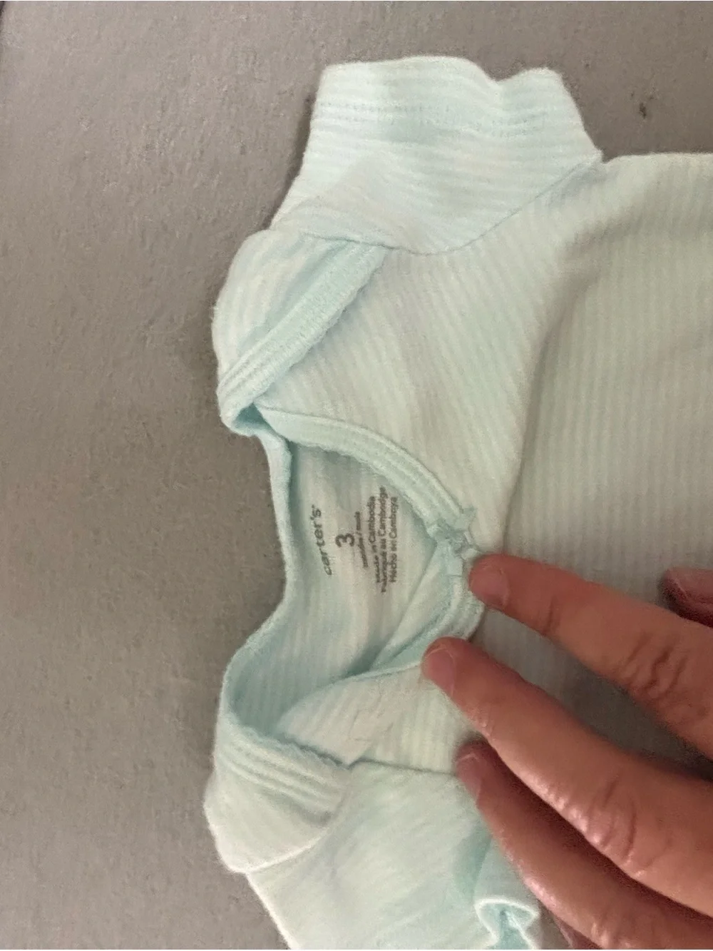 Carter's Baby Onesie Multi Design and Colors Girls 0-3 Mo